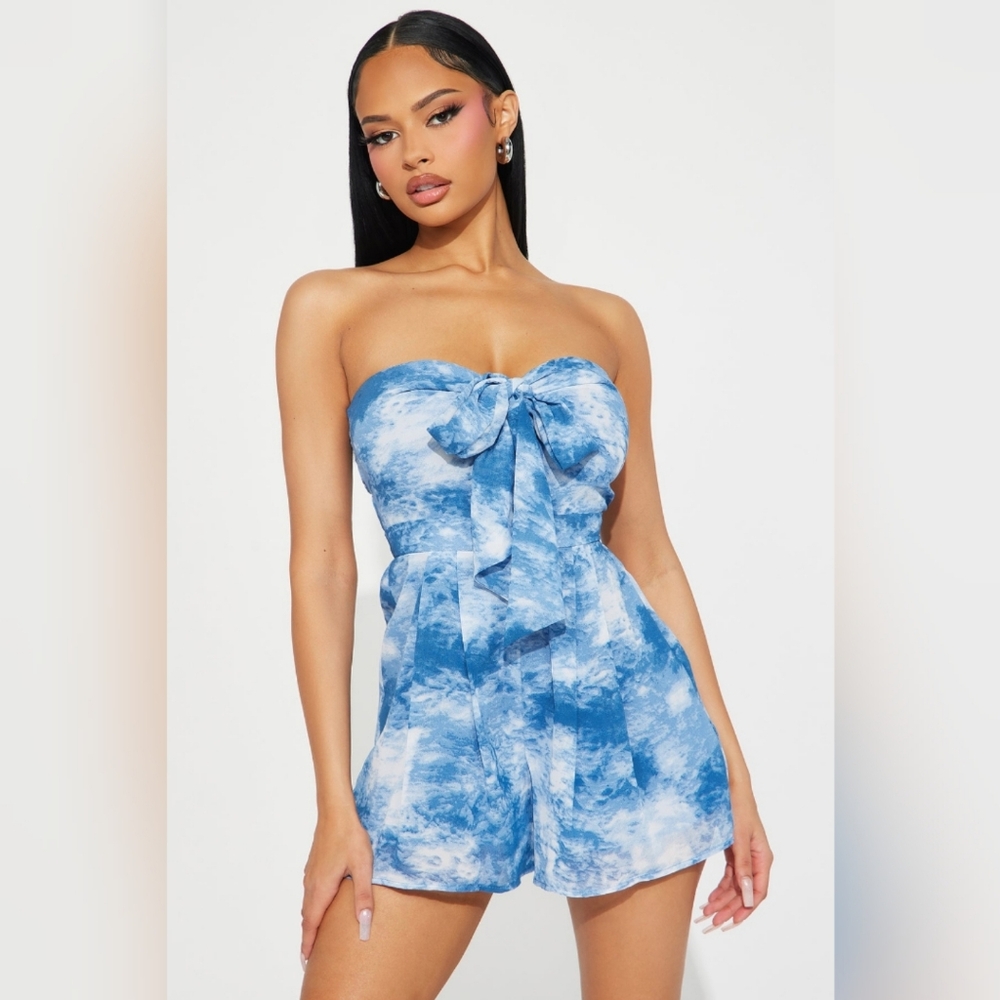 Fashion Nova Casa Del Mar Romper Size M